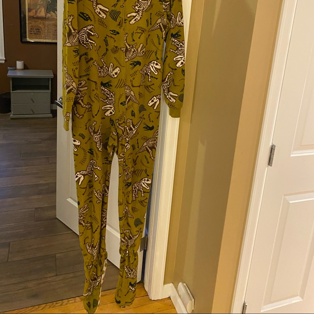 Dinosaur fossil adult onesie